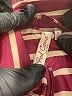 Red Camel 100% Polyester Stripes Burgundy Vest Size S - photo 6