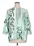 Unbranded 100% Polyester Green 3/4 Sleeve Blouse Size XL - photo 1