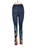 Terez Graphic Blue Active Pants Size M - photo 2
