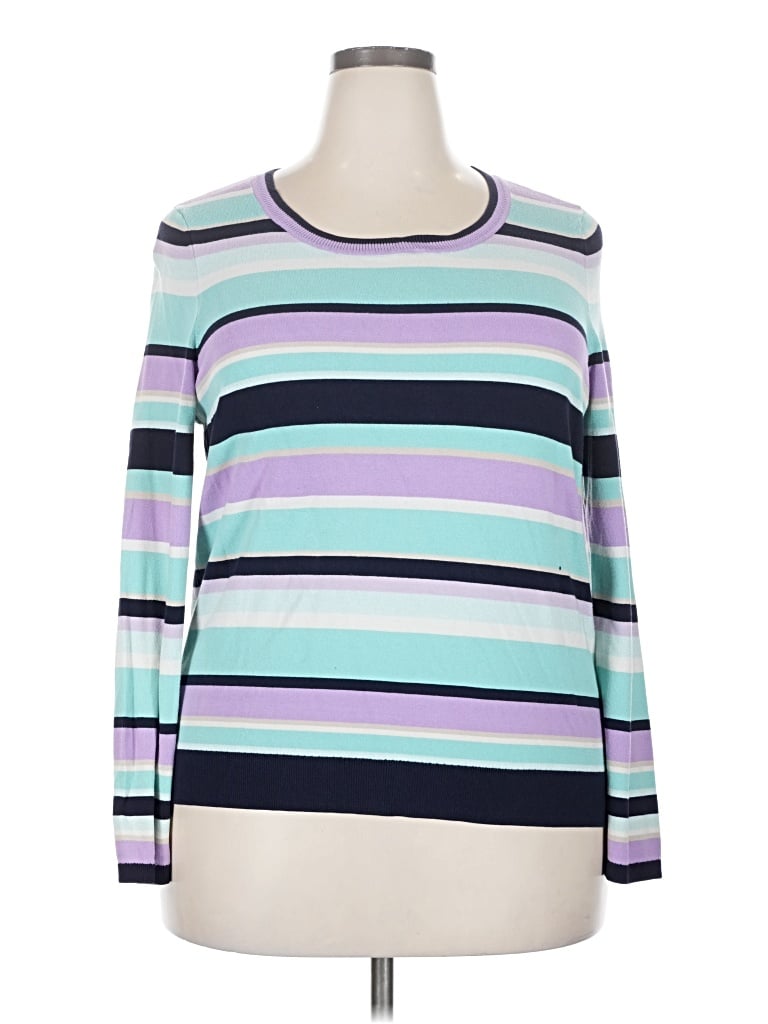 Pre-owned Talbots Pullover Sweater In Purple