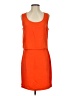 Athleta 100% Polyester Color Block Orange Casual Dress Size S - photo 1