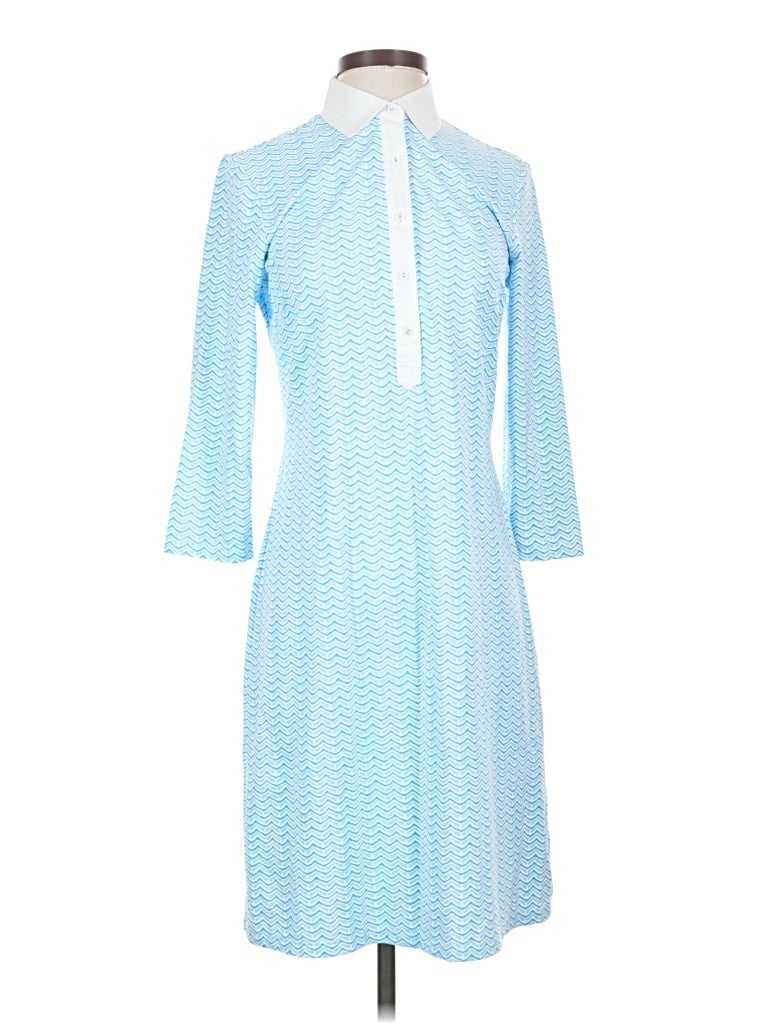 Pre-owned J. Mclaughlin Casual Dress In Blue