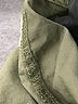 Stradivarius Solid Green Long Sleeve Button-Down Shirt Size M - photo 8