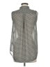 H&M 100% Polyester Polka Dots Silver Sleeveless Blouse Size 8 - photo 2