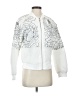 BCBGMAXAZRIA 100% Cotton Graphic White Track Jacket Size XXS - photo 1