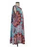 Unbranded Paisley Teal Casual Dress Size 2 - photo 4