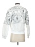 BCBGMAXAZRIA 100% Cotton Graphic White Track Jacket Size XXS - photo 2