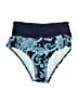 Unbranded Paisley Blue Swimsuit Bottoms Size M - photo 1