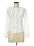 MNG 100% Cotton Ivory White Long Sleeve Blouse Size 13 - photo 1