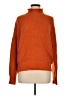 Unbranded 100% Acrylic Solid Orange Turtleneck Sweater Size M - photo 1