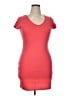 Hypnotik Solid Red Casual Dress Size XL - photo 1