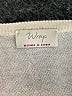 Wrap 100% Cotton Metallic Ivory Pullover Sweater Size 6 - photo 4