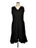 Talbots Solid Black Casual Dress Size 16 - photo 1