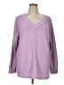 Terra & Sky Purple Pullover Sweater Size 0X - photo 1