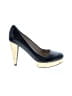 MICHAEL Michael Kors 100% Leather Blue Black Heels Size 7 - photo 1