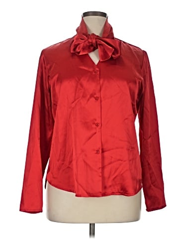 Danny & Nicole Long Sleeve Blouse (view 1)