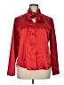 Danny & Nicole 100% Polyester Red Long Sleeve Blouse Size 16 - photo 1