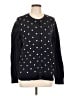 Croft & Barrow Polka Dots Black Pullover Sweater Size L - photo 1