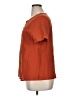 Unbranded Orange Short Sleeve Blouse Size XL - photo 5