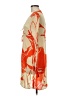 Echo Print Orange Casual Dress Size M - photo 5