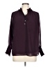Assorted Brands 100% Polyester Burgundy 3/4 Sleeve Blouse Size L (estimated) - photo 1