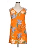 Unbranded Tropical Orange Cocktail Dress Size 0X (estimated) - photo 1