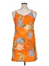 Unbranded Tropical Orange Cocktail Dress Size 0X (estimated) - photo 2