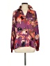 Unbranded 100% Polyester Purple Long Sleeve Blouse Size M - photo 1