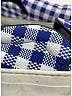 Céline Checkered-gingham Blue Canvas Gingham Print Sneakers Size EU 38 - photo 5