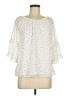 1.State 100% Polyester Ivory 3/4 Sleeve Blouse Size M - photo 1