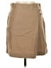 Lands' End Solid Tan Casual Skirt Size 1 - photo 1