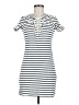 Bardot Stripes White Casual Dress Size 6 - photo 1