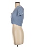 Zara Blue Short Sleeve Henley Size S - photo 5