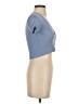 Zara Blue Short Sleeve Henley Size S - photo 4