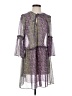 BCBGeneration 100% Polyester Paisley Purple Casual Dress Size S - photo 1