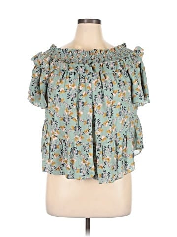 William Rast Short Sleeve Blouse (view 1)