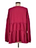 Oddi 100% Polyester Burgundy Long Sleeve Blouse Size Med - Lg - photo 2
