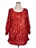 Roaman's Red 3/4 Sleeve Blouse Size 14 (M) - photo 1