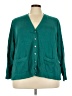 Lands' End Teal Cardigan Size 5X - photo 1
