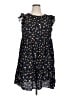 Shein Curve 100% Polyester Stars Black Casual Dress Size 0X - photo 1