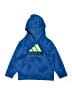 Adidas 100% Polyester Blue Zip Up Hoodie Size 4T - photo 1