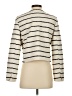 H&M Stripes Ivory Coat Size S - photo 2