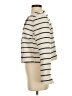H&M Stripes Ivory Coat Size S - photo 5
