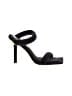 Good American Black Sandals Size 6 - photo 1