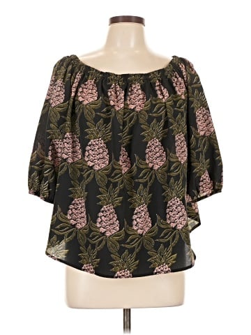 Sunday in Brooklyn 3/4 Sleeve Blouse (view 1)