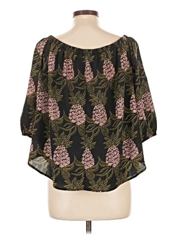 Sunday in Brooklyn 3/4 Sleeve Blouse (view 2)