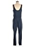 Athleta Solid Blue Jumpsuit Size S - photo 2