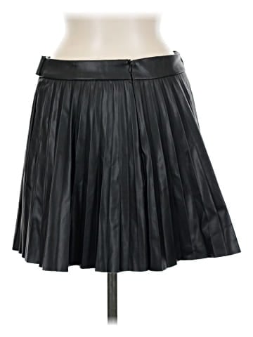 Zara Faux Leather Skirt (view 2)
