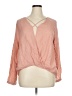 Eyeshadow 100% Rayon Pink Long Sleeve Blouse Size XL - photo 1