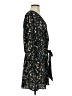 Express Outlet Animal Print Teal Casual Dress Size S - photo 4